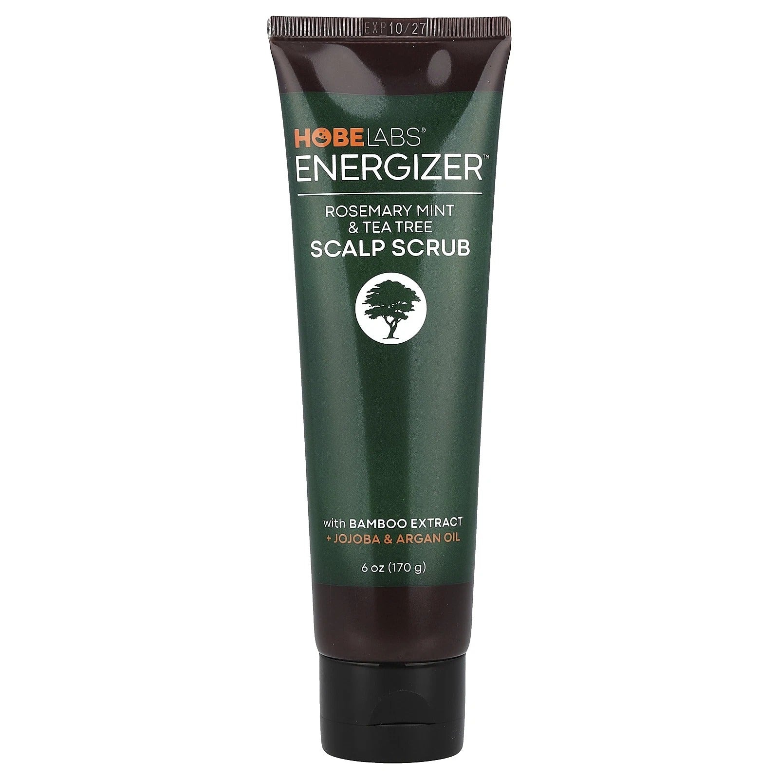 Hobe Labs Energizing Scalp Scrub Rosemary Mint Tea Tree 6Oz (170g)